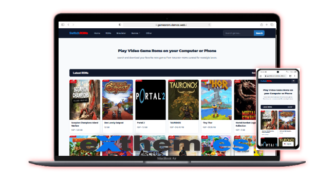 SwitchRoms Theme Premium Download Latest theme wordpress template ucoz template for ucoz site
