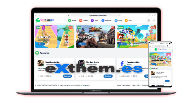 GetModsApk Template Download Latest Version Premium Free